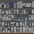 Various Commercial Equipment Including Self Service Terminals POS Systems And Display Screens For Retail Use