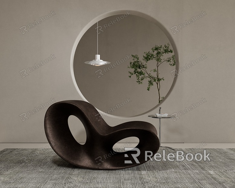 Modern Rocking Chair Butter Rocking Chair model