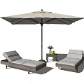 Modern Lounger Pool Lounger 3d model