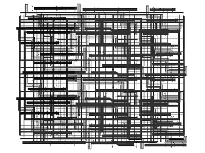 Architectural Ceiling Design Featuring Grid Structure And Framework Details 3d model