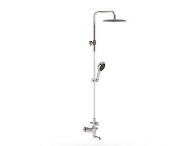 Modern big shower 3d model