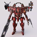Trendy Play Robot Armored Core Game Role Game Figure Movie Role Toy Decoration Toy Decoration Hand-held 3d model