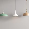 Modern Cream Style Restaurant Chandelier Combination 3d model