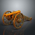 Artillery Gun Artillery Ship Gun Gun Siege Gun Cannon Anti-aircraft Breaking Heavy Gun Heavy Gun 3d model