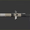 Modern Military Guided Missile With Aerodynamic Body Warhead And Tail Fins