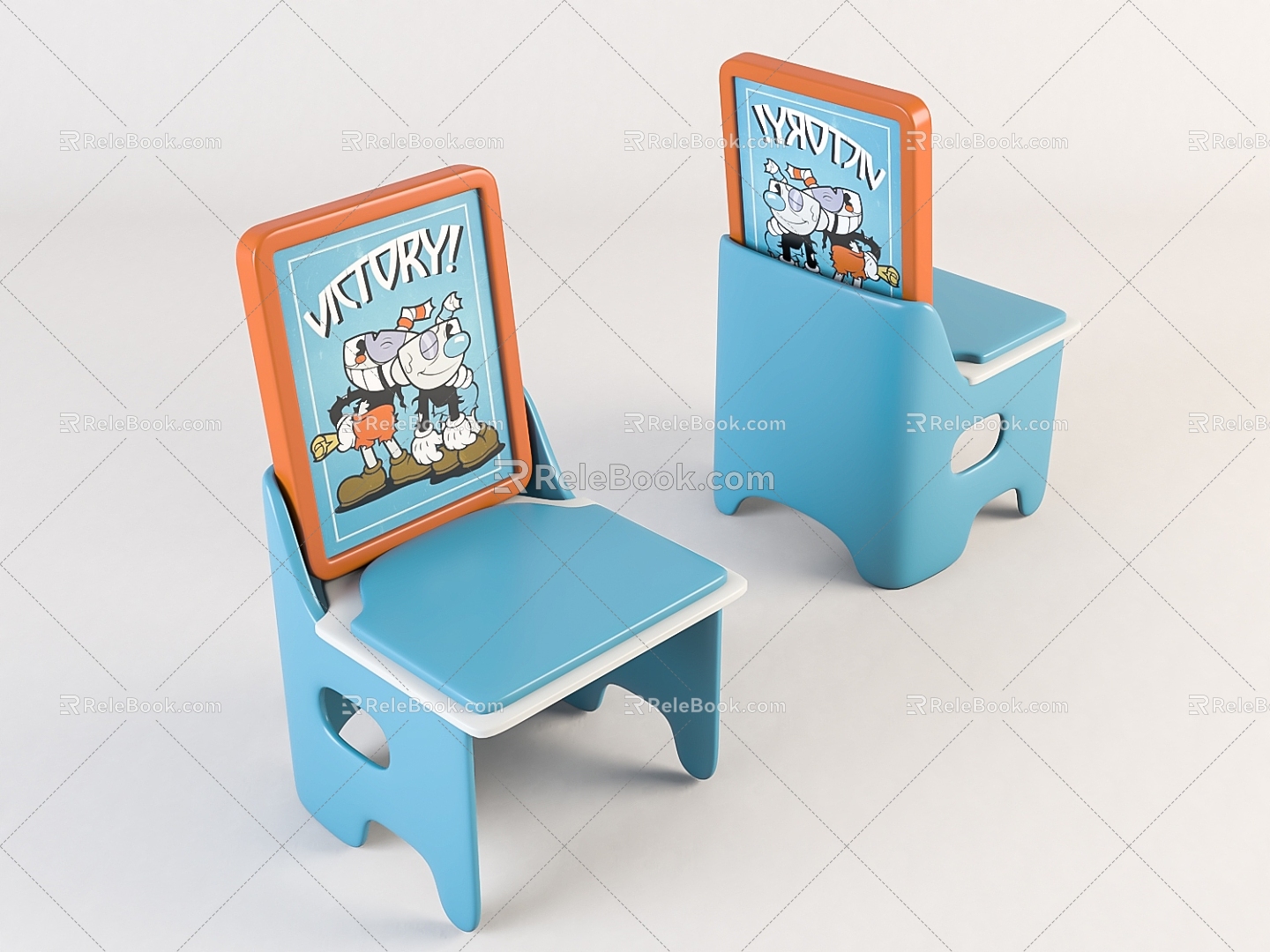 Modern Children's Chair Home Chair model