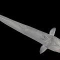 Unique Deep Sea Fish With Transparent Head And Slender Silver Body