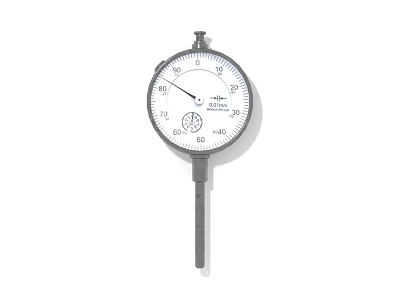 Dial Indicator Precision Measurement Tool With Mechanical Design And Clear Scale 3d model