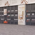 Modern Display Cabinets And Shelves With Multi Tier Design For Retail Product Exhibition