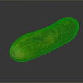 White Cucumber Water Cucumber Dry Cucumber Green Cucumber South China Cucumber European Greenhouse Cucumber Fruit Cucumber 3d model