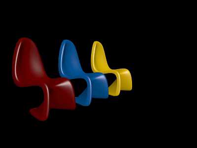 Modern single chair leisure single chair 3d model