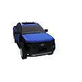Blue Ford Pickup Truck Front View Exterior Design With Modern Styling