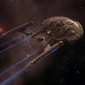 Two Detailed Sci Fi Spaceship Models With Classic Design And Textured Surface