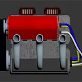 Modern Engine Racing Engine Racing Engine Car Engine 3d model