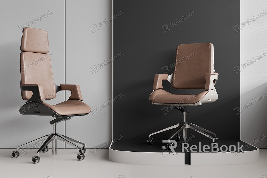 Rotating Office Chair Leather Office Chair Leisure Office Chair Lifting Office Chair model