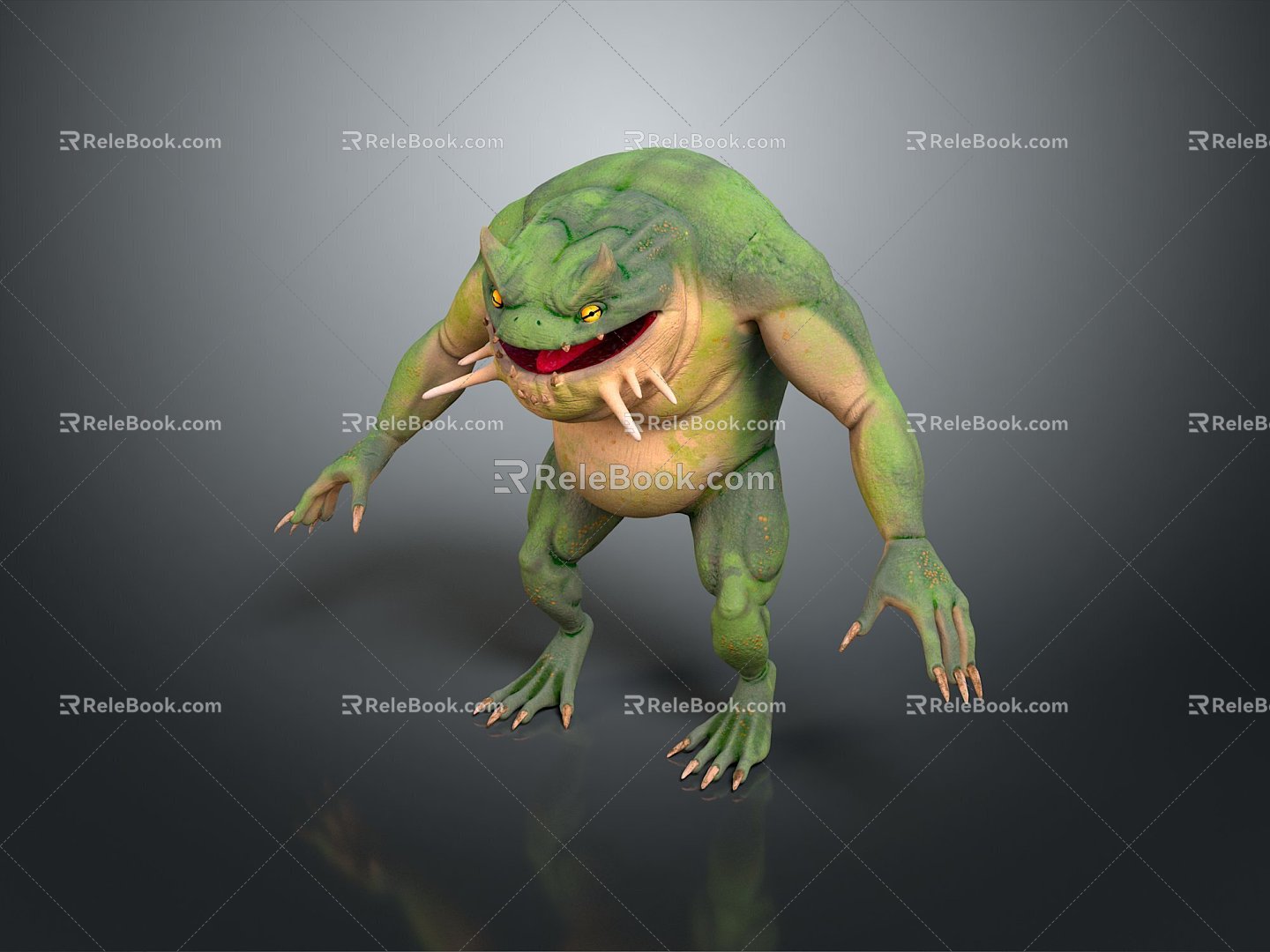 Monster Monster Monster Monster Monster Warrior Alien Monster Alien Monster 3d model