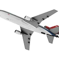 America West And American Airlines Airplanes Featuring Red Gray Bodies And AA Tail Logo