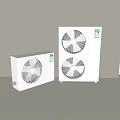 Modern air conditioner external air conditioner external air conditioner unit 3d model