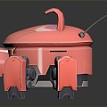 Modern Robot Piggy Robot Machine Pig 3d model