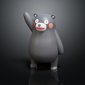 Modern teddy bear Ben Bear 3d model