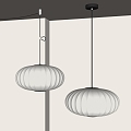 New Chinese Lantern Chandelier 3d model