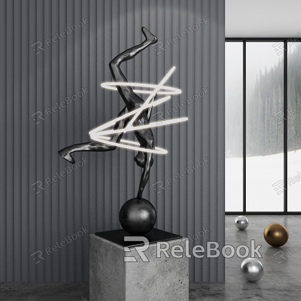 Modern Sculpture Sculpture Ornaments model