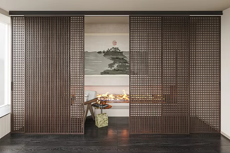 sliding door 3d model