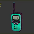 Green And Black Kids Doorbell With Digital Display Screen Buttons And Antenna