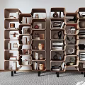 Modern Bookshelf 3d model