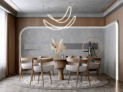 Nordic Restaurant 3d model
