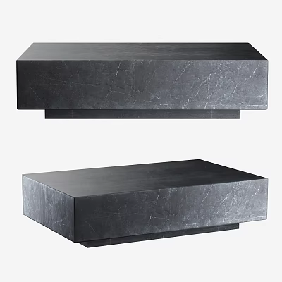 Modern Sofa And Coffee Table Set With Black Marble Coffee Tables For Contemporary Living Room 3d model