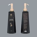 Bathroom Accessories Black Bottles With Golden Pump Dispensers And Agarwood Liquid Soap