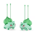 Cute Green Plush Dolls With Leaf Shaped Top Red Eyes And Spotted Body