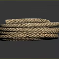 Coiled Natural Hemp Rope With Strong Durable Material For Household Decorative Use
