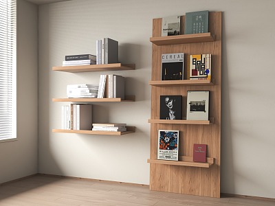 Modern Bookshelf 3d model