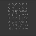 Keyboard Layout Featuring Letters Numbers And Symbols On Dark Background