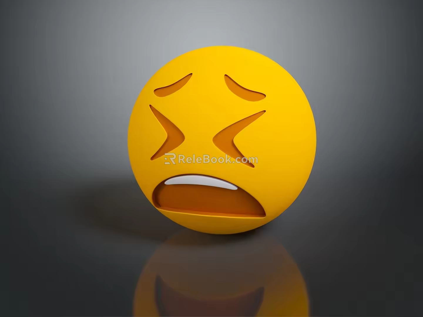 Expression package WeChat expression package cartoon expression cartoon face emoticon Yan text 3d model