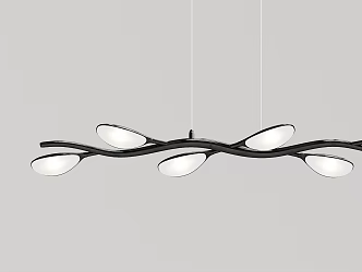 Modern chandelier metal chandelier 3d model