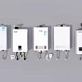 Various White Gas Water Heater Models For Home Daily Appliances