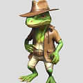 Lizard Mutant Pet Crawling Pet Chameleon 3d model