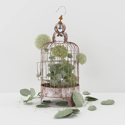 Industrial LOFT Birdcage 3d model Industrial LOFT Birdcage 3d model