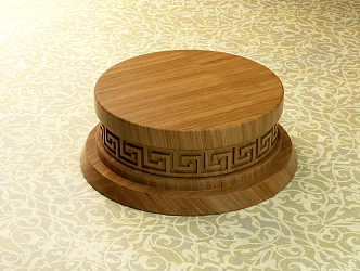 New Chinese style plinth 3d model