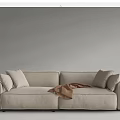 Modern double sofa 3d model