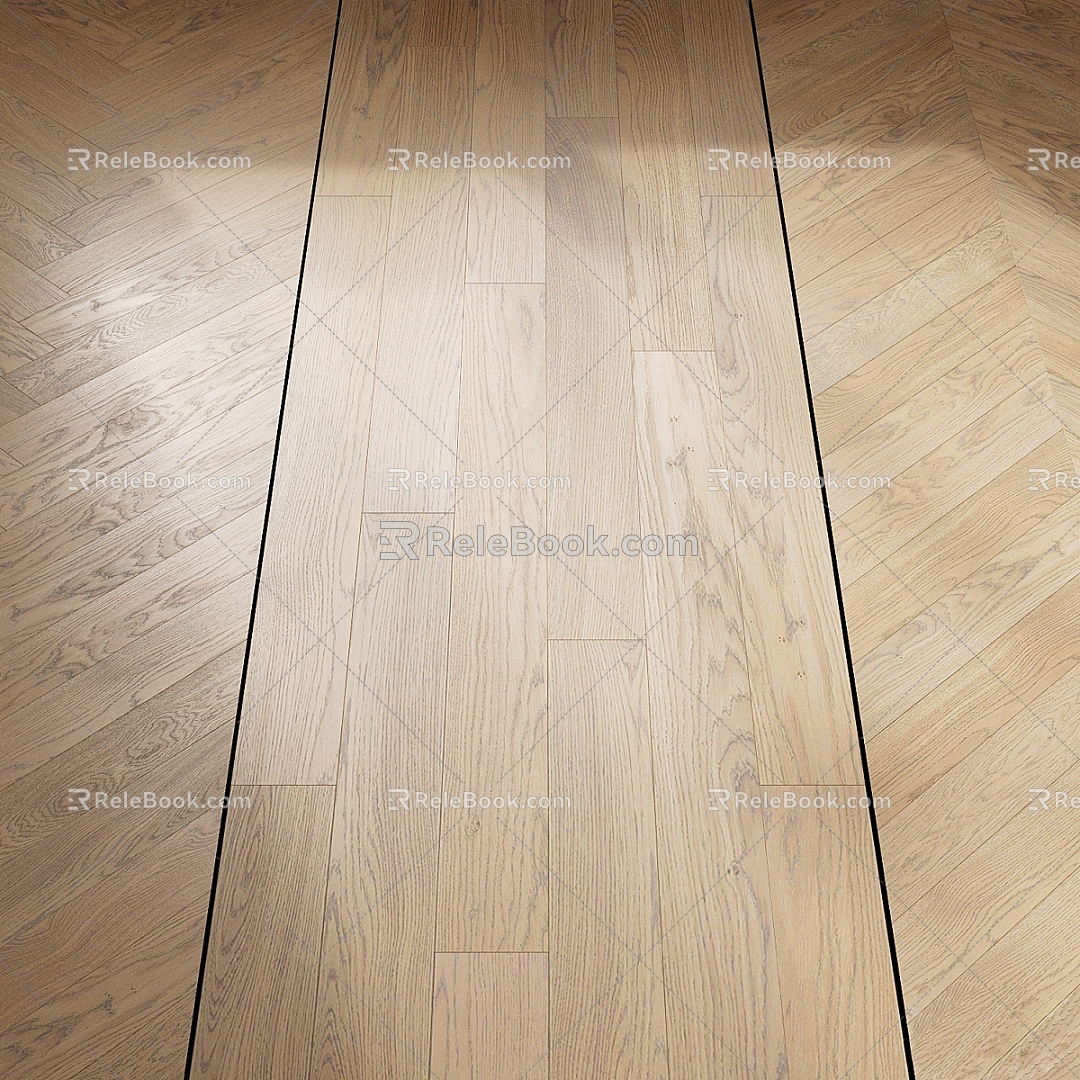 modern oak flooring modern oak packaging 3d model