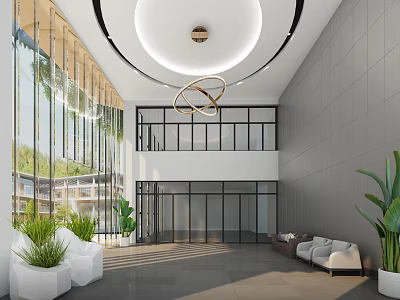 Office School Overhead Floor Home Hall Public Leisure Space 3d model