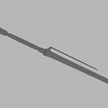 Long Handle Tool With Curved Structure And Metal Rod Design For Practical Use