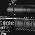 High Precision Tactical Rifle With Optic Scope Magazine And Bullets 3d model