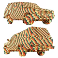 Vintage Toyota SUV Classic Vehicle With Weathered Exterior And Retro Design