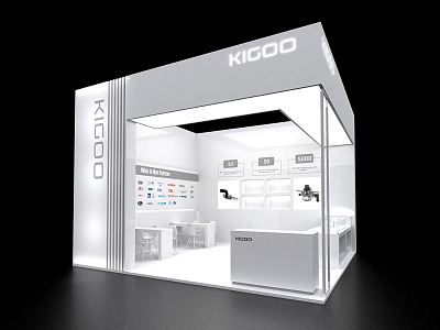 Modern Exhibition Booth Exhibition Exposition 3d model