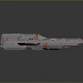 Spacecraft Model Kit Featuring Satellite Parts And Gray Red Details On Plastic Frame